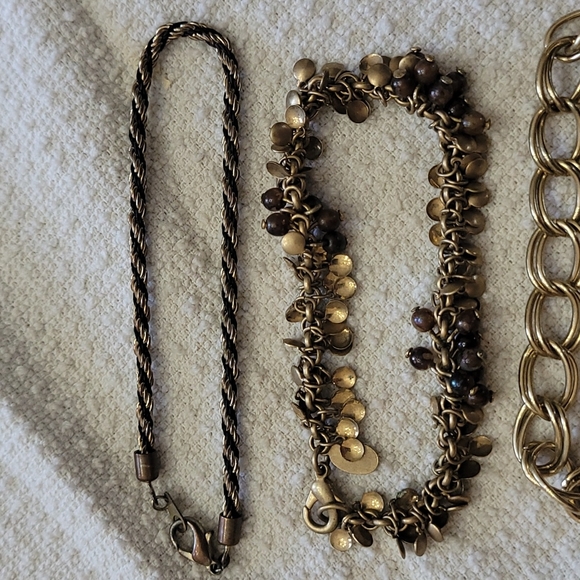 4 gold bracelets - Picture 2 of 10